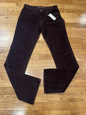 Dead Sexy Emma Straight Leg Fig (Brown/Red/Purple) Corduroy