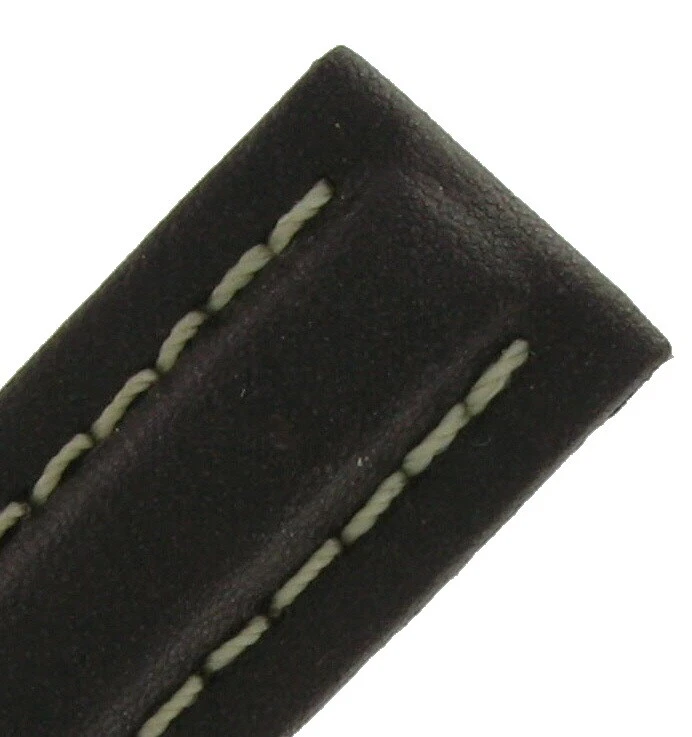 Correa de reloj Hirsch 16 mm de cuero genuino marrón regular para hombre nueva de Lote Antiguo Foto 3 de 3