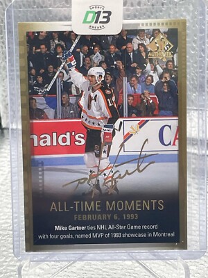 Mike Gartner All time Moments Autograph 2015-16