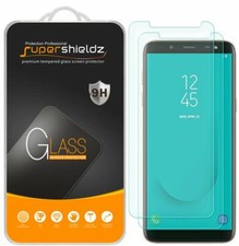 2-Pack Supershieldz Tempered Glass Screen Protector for Samsung Galaxy J6 2018 