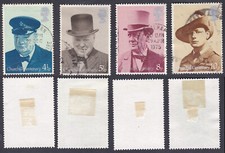 Great Britain 1974 Used Complete Set Michel 659/62 Scott 728/1 Winston Churchill