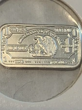 Eagle America  Mini Bars, 4 PACK of Solid Silver, 1 Gram mini Bars By REEDERSONG