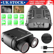 Digital Night Vision Goggles Binoculars 5X Zoom For Total Darkness Surveillance