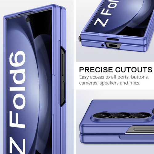 For Samsung Galaxy Z Fold 6 Hinge/Screen Shockproof Protective Magnetic Case US - Photo 42 sur 46