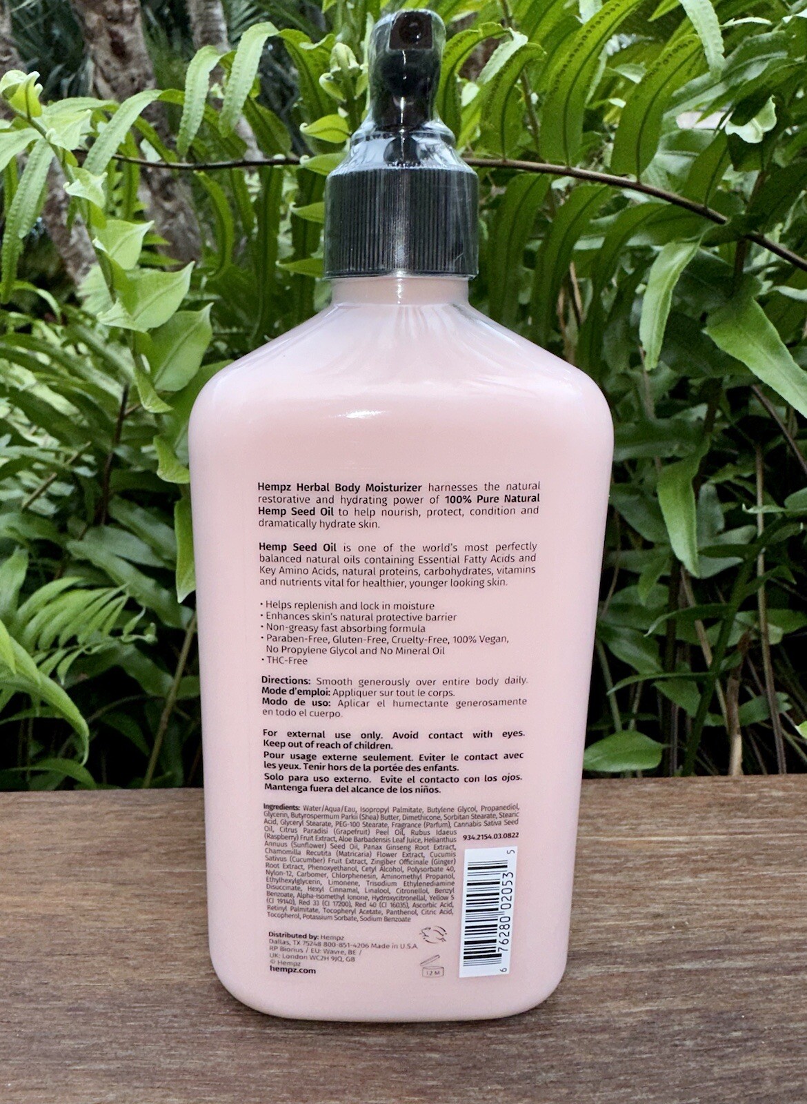 Hempz Lotion Herbal Body moisturizer Blushing Grapefruit & Raspberry 17