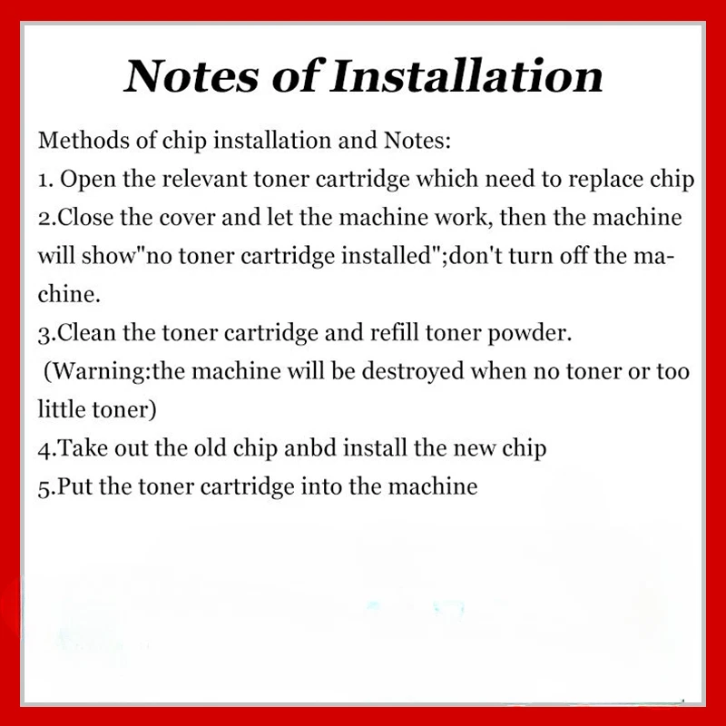 Toner Chip for HP M155a,155nw ,M155,M182,M183,MFP M183fw,182n,M182nw（215A,216A) - Image 4 of 4