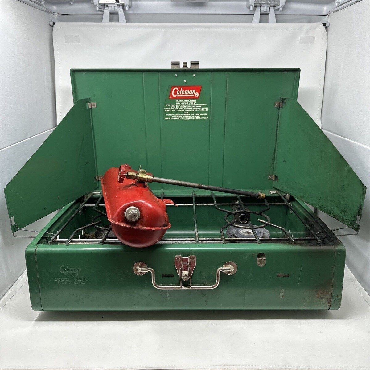 バーベキュー・調理用品 COLEMAN 413H499J the twoburner 1980'S