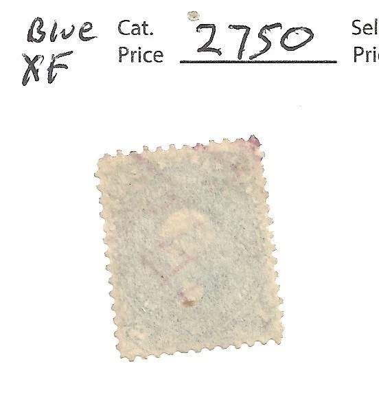 美国 Scott # 70b,24 cent 钢蓝色,1862,XF,洋红色取消,scv。 2750 美元 — 第 2/2 张图片