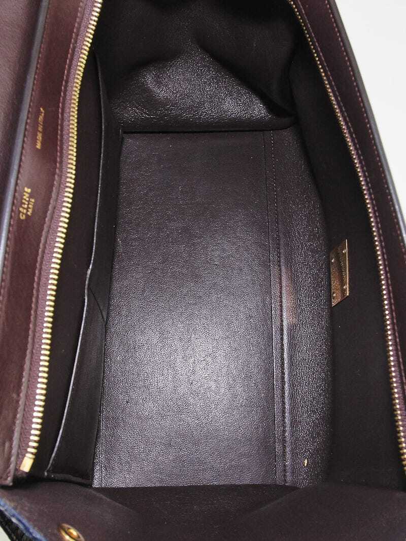 Celine Brown/Blue Python and Calfskin Leather Sma… - image 12