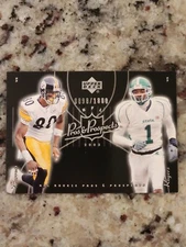 2003 Upper Deck Pros & Prospects /1800 Plaxico Burress Charles Rogers Rookie RC