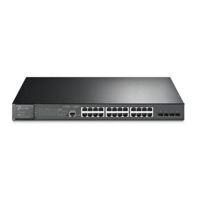 TPLink Omada Managed Switch 24 Ports 1 Gb POE+ und 4 SFP 384 W