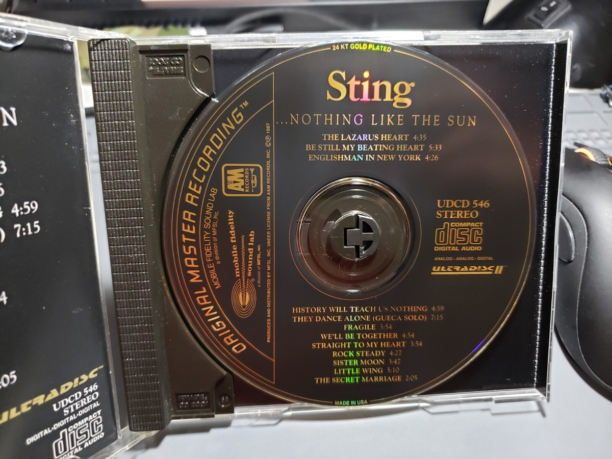スティング/ナッシング・ライク・ザ・サン［MFSL 24K GOLD CD］ STING NOTHING LIKE THE SUN MFSL 24-KARAT GOLD CD MINT ! Japan | eBay
