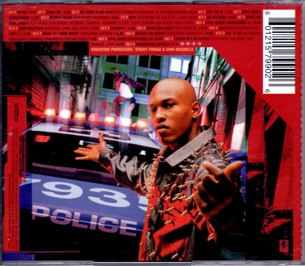 Sticky Fingaz Black Trash Autobiography Of Kirk Jones 2001 OG CD
