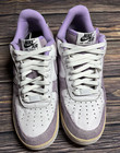 Nike Air Force 1 Low Mens Sneakers White With Purple Accents Size 9 DN4162-991