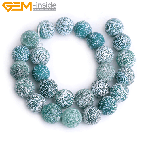 Natural Matte Aquamarine Mookaite Round Loose Spacer Jewellery Making Beads 15" - Picture 207 of 534