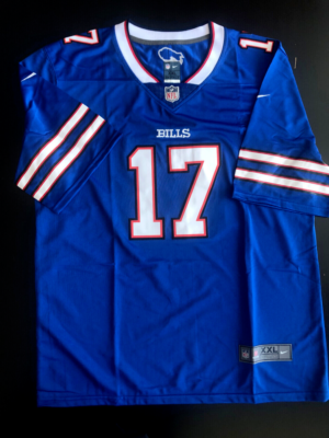 Josh Allen #17 Buffalo Bills Men's On Field Blue Jersey Size 2XL