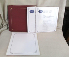 Creative Memories 12 x 12 Cranberry Red Album W/30 60 Pages 30 Page Protectors