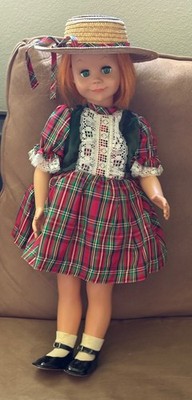 21'' Vogue ''Brikette'' Doll w/Red Hair, Straw Hat, EUC - Twilight Zone Talky Tina!