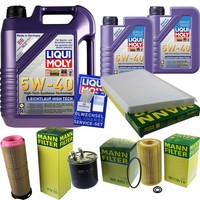 Mann Inspektionspaket 7L Liqui Moly 5W-40 FüR Mercedes C-Klasse T-Model S203