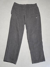 Nike Y2K Athletic Dept Vintage Sweatpants Mens Small Gray Fleece Straight Leg