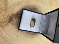 18ct Yellow Gold And Diamond Ring. 3.6g Size I.5. Approx .25ct Diamond