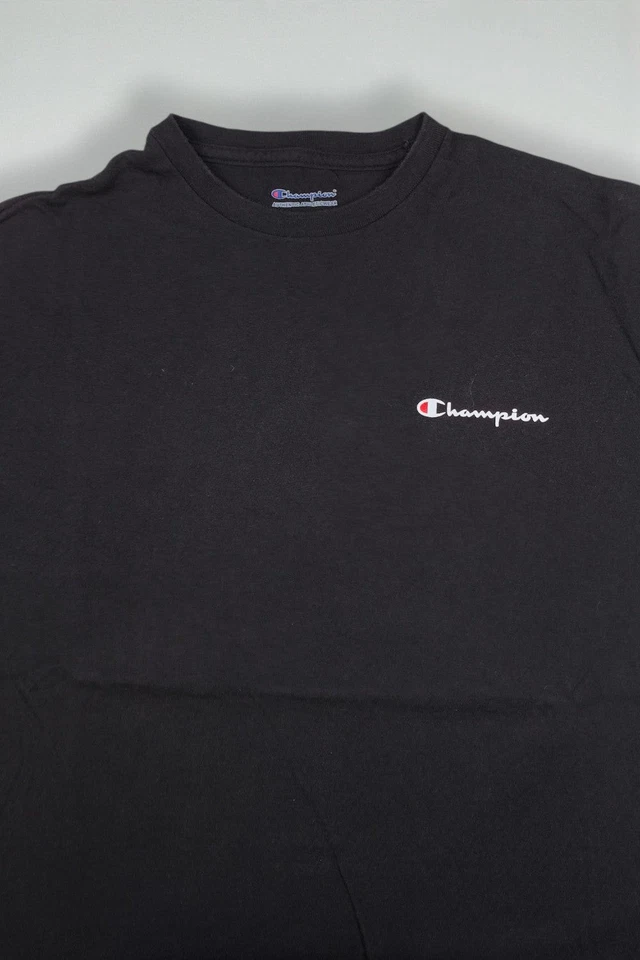Camiseta Champion Con Logo Negro Segunda Mano | 1XL - Imagen 2 de 4