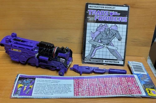 Vntage Transformers "AstroTrain"  G1  Evil Decepticon  1985  VG ..Plus
