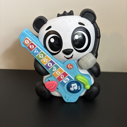 Fisher-Price Link Squad Jam & Count Panda Baby Learning Toy Music & Lights EUC