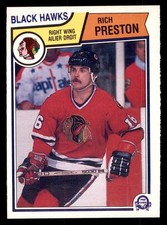 1983-84 O-Pee-Chee - Rich Preston #110 NM/MT