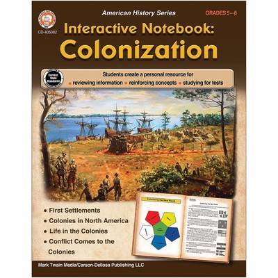 Mark Twain Colonization Interactive Notebook, Social Studies for Grades 5 and Up