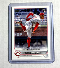 2022 Topps Update #US267- Hunter Greene Rookie Debut Rc Card.. rookie card picture