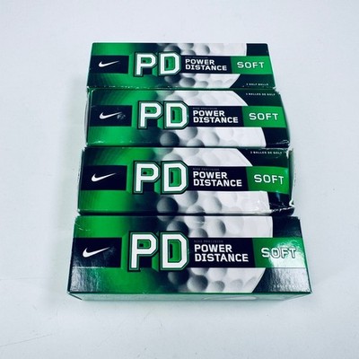 NIKE Power Distance PD Soft Golf Balls 1 Dozen (12) NEW