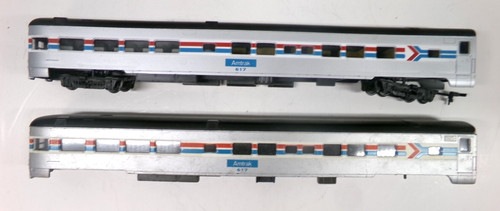 (2) Spur HO Rivarossi Amtrak Personenwagen (Lot 5830) | Zustand: Used