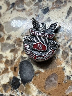 United States Treasury Department 15 Year Service Award Pin