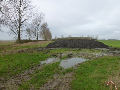Photo A2 Muck heap near Bull Nose Coppice Clopton  c2015