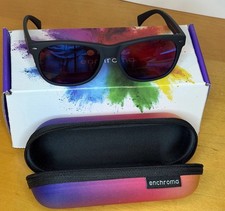 Enchroma Ellis Smooth Black Cx3 Outdoor Protan Lens Color Blindness Glasses