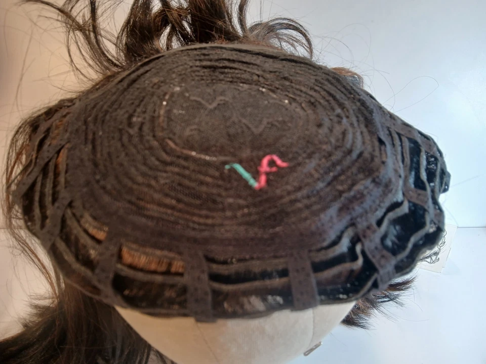 CHARLI-V - VIVICA A FOX SINTÉTICO PURO ELÁSTICO GORRA PELUCA COMPLETA CAPAS REBOTE RIZO Foto 4 de 4