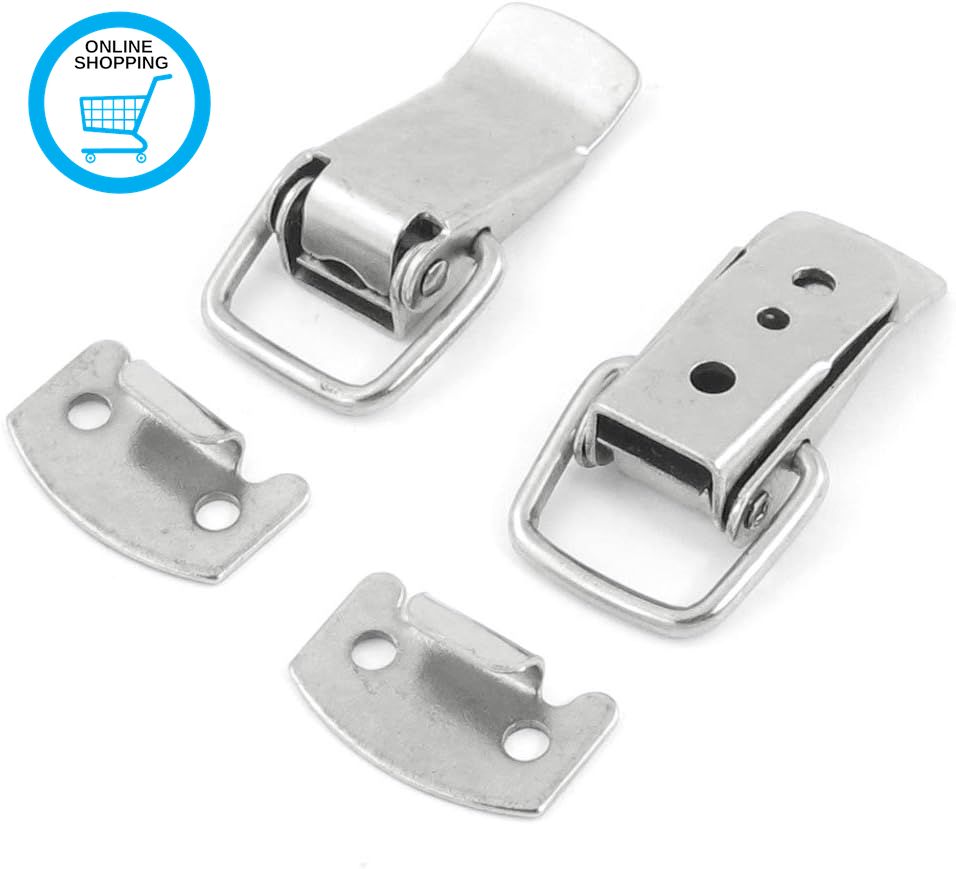 2 X Box Chest Case Spring Loaded Draw Toggle Latch 28Mm Length