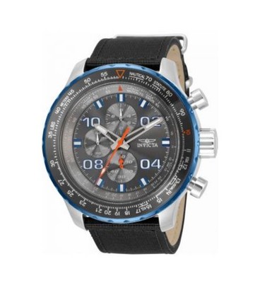 Invicta Aviator Limited Edition No 34025 Black Dial, S.S., Chronograph Watch 