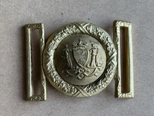 Philadelphia City 2 Piece Cast Brass BELT BUCKLE.  POST WAR