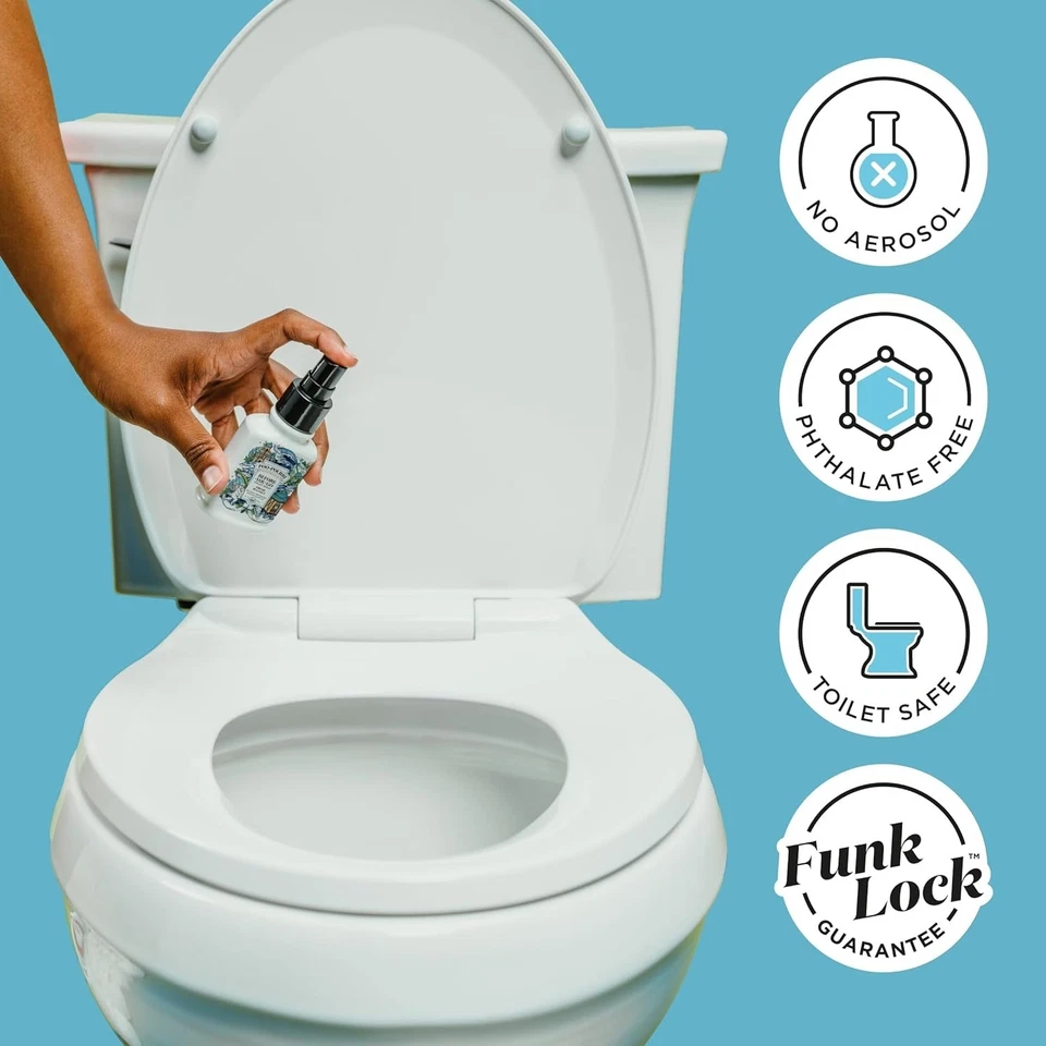 Запечатанный! 2 упаковки! Туалетный спрей Poo-pourri, свежая морская соль, 4 жидких унции морской соли - Изображение 3 из 3