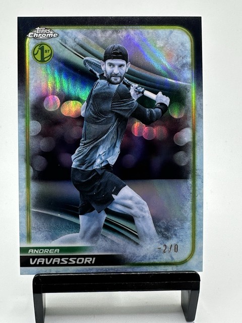 2025 Topps Chrome Tennis Andrea Vavassori Frozenfractor -2/0