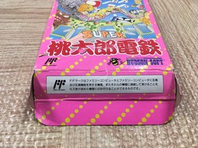 UF3898 Super Momotaro Dentetsu Momotetsu Peach Boy Boxed Famicom NES Japan