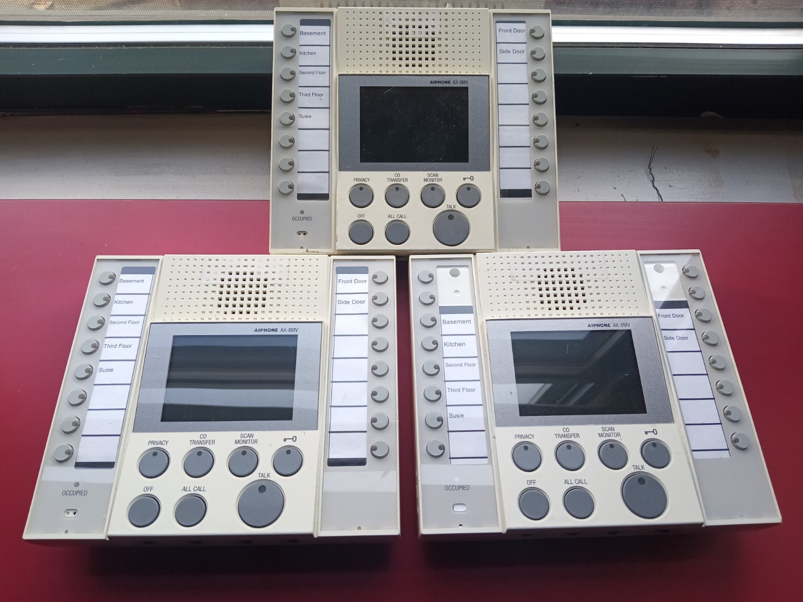 Lot 3 Aiphone AX-8MV Audio Master Intercom Station For AX Se