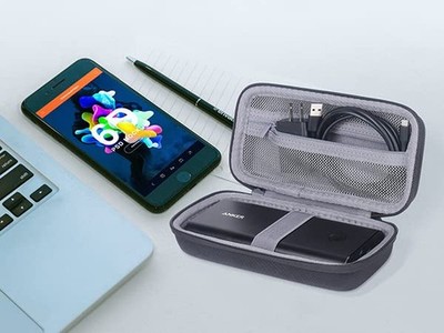 co2CREA Hard Case Replacement for Anker 537 Power Bank mesh bag