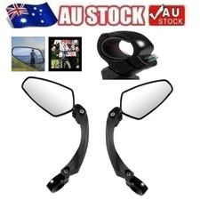 360° Bike Bicycle Rear View Mirror Adjustable Cycling Rearview Safety AU