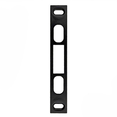 Pella 2-Bolt Mortise Lock Strike Plate - White - 5-1/4'' x 13/16''