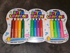 3 Packs Of Kids Bath Tub Crayons Non Toxic 12 Total Crayons Washable