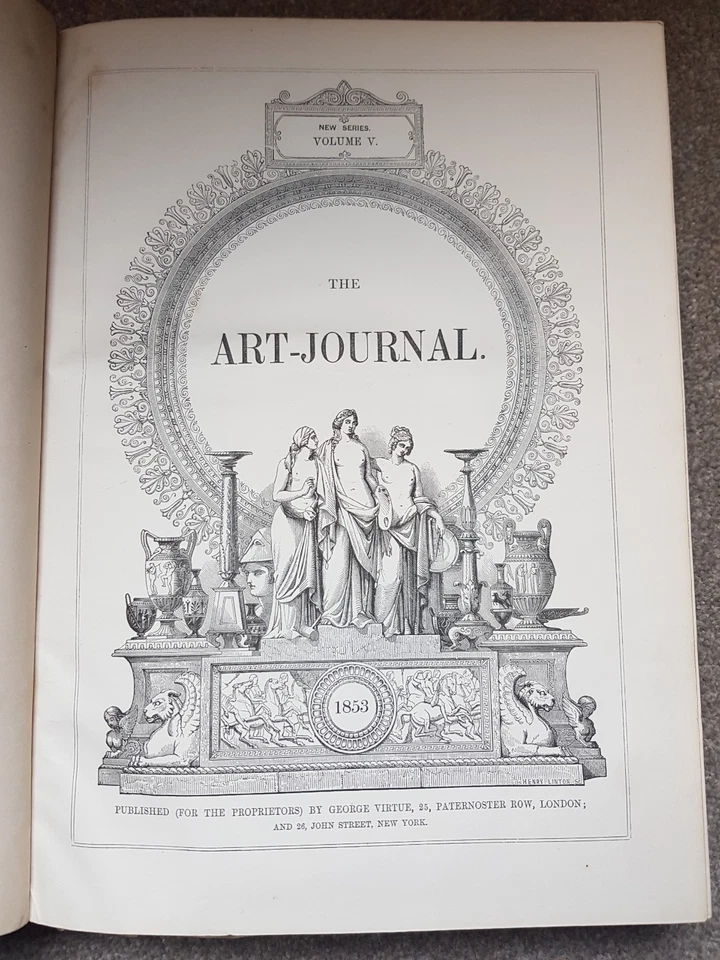 1853 THE ART JOURNAL ILLUSTRATED CATALOGUE OF EXHIBITION OF ART INDUSTRY DUBLIN - Image 3 of 4
