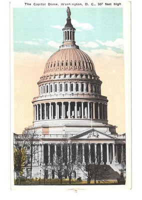 Capitol Dome Washington DC Architecture B. S. Reynolds Co. Landmark US Congress